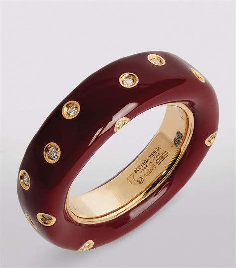 Bottega Veneta Crystal Studded Ring on SALE .